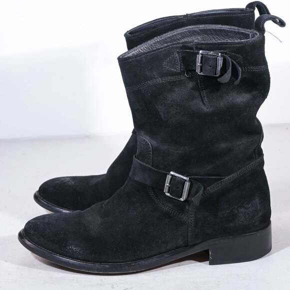 Belstaff Shoes - Belstaff Bedford Short Boots in Black Suede - 37